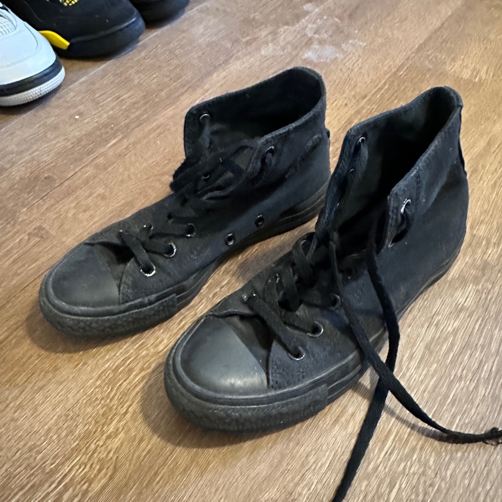 Stylish Black High-Top Chucks